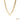 18K Gold PVD Stainless Steel Herringbone Charm Holder Necklace – Waterproof & Hypoallergenic