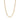18K Gold PVD Stainless Steel Diamond Cut Curb Chain Necklace – Waterproof & Hypoallergenic