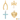 18K Gold Plated & Stainless Steel Charm Collection – Heart, Bow, Cross & Wishbone Designs | Iron Wire Decor