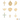 18K Gold PVD Stainless Steel Faith & Love Charm Set – Waterproof, Non-Tarnish Jewelry for Women